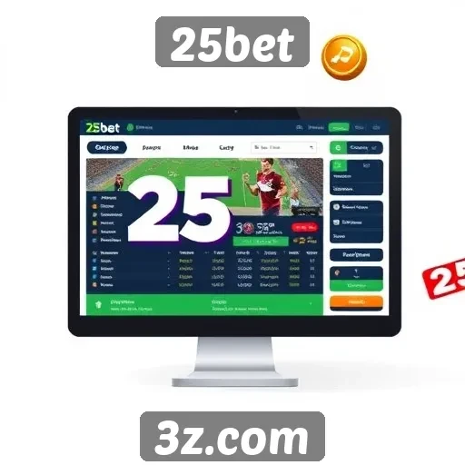 Revisão sobre a interface de usuário do site 25bet